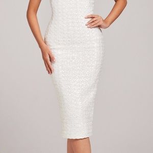 Nadine Merabi NINA WHITE DRESS